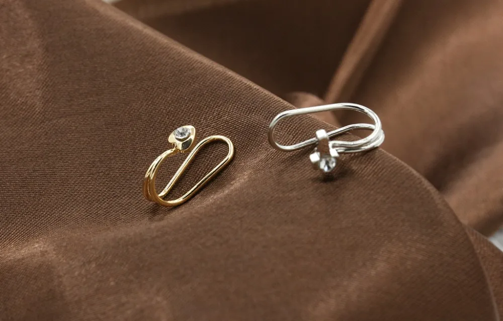 Серьги клипсы женские с кристаллами и искусственным жемчугом|clip earrings|fashion clip