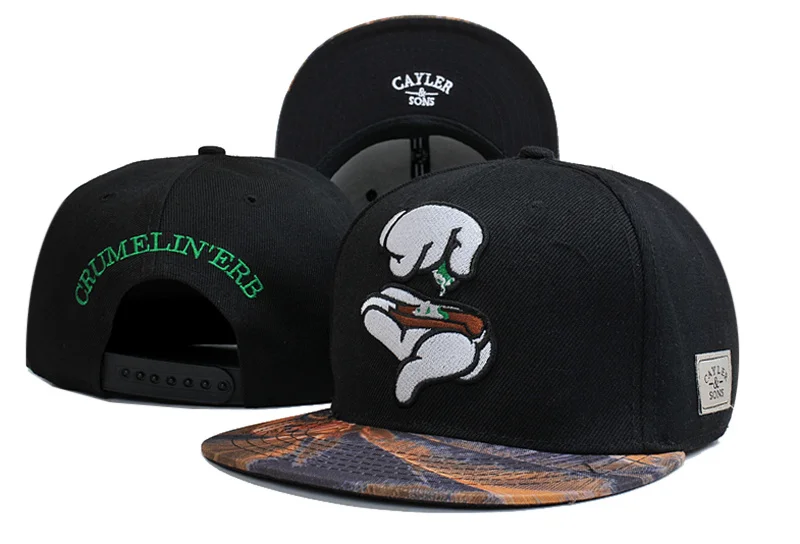 КУШ CRUMELIN Cayler & Sons Snapback шляпы ручной дать с листа брим хип хоп мужские классические