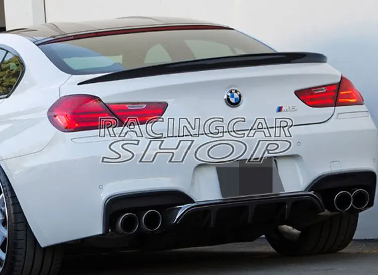 Окрашенный M спортивный стиль стекловолокно спойлер багажника для BMW F13 F06 6 Series 640i