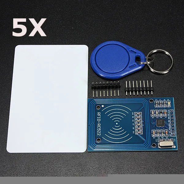 

5 шт. RC522 чип IC карта индукционный модуль RFID ридер