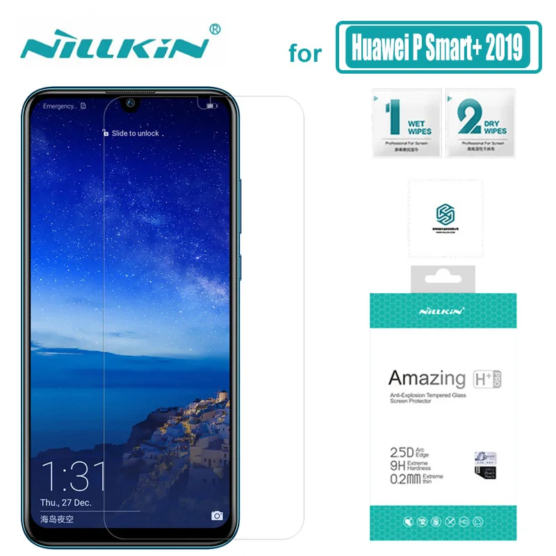 Стекло Nillkin для Huawei P Smart Plus 2019 закаленное стекло защиты экрана 9H + Pro Nilkin Enjoy 9S
