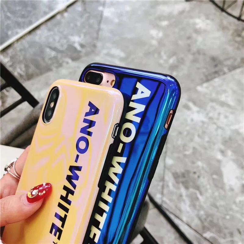 BINYEAE моды глянцевый чехол для телефона iPhone 6 6S 7 8 Plus X мягкий цветной из