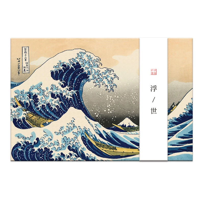 15 шт./компл. художественные открытки от Katsushika Hokusai специальная китайская травяная