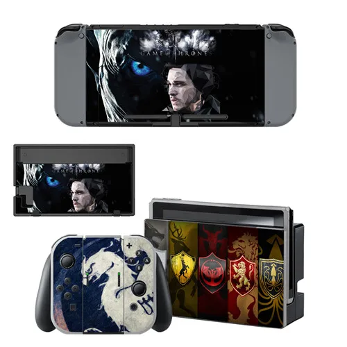 YSNS0822 Игра престолов получила виниловую наклейку для NintendoSwitch наклейка для Nintend Switch NS консоль и контроллер Joy-Con - Цвет: YSNS0822