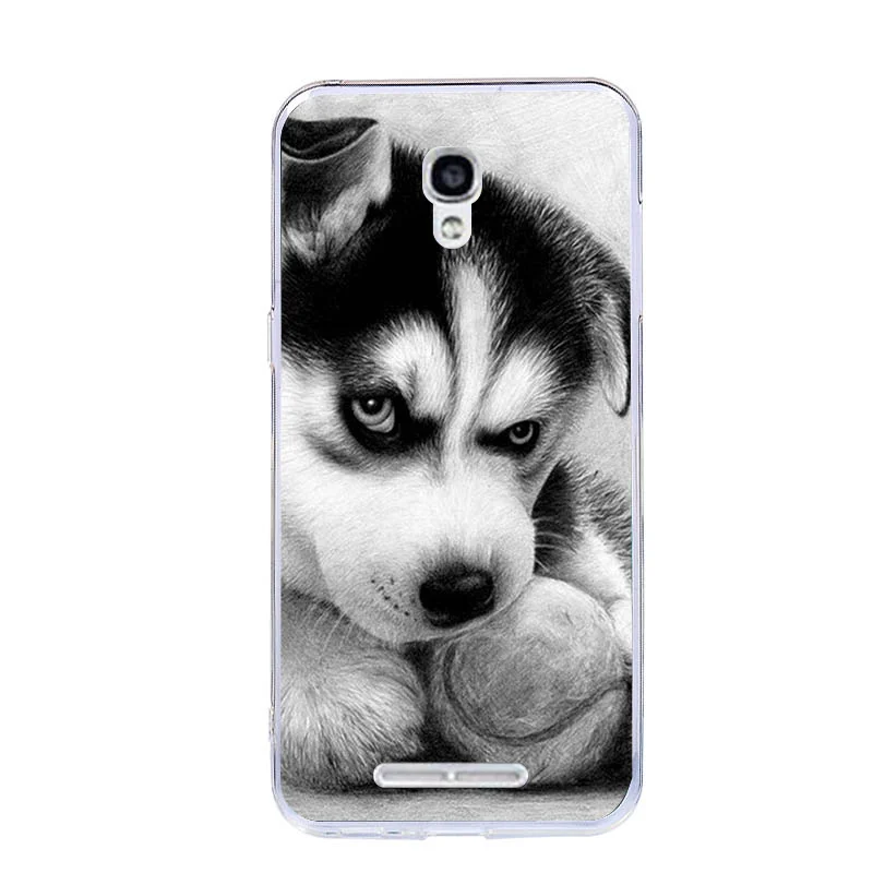 Painted Cover For Alcatel OneTouch Pop 2 M5 Case Silicone Soft TPU Cases 5042 4.5 inch Back Covers Animal Phone Bags |
