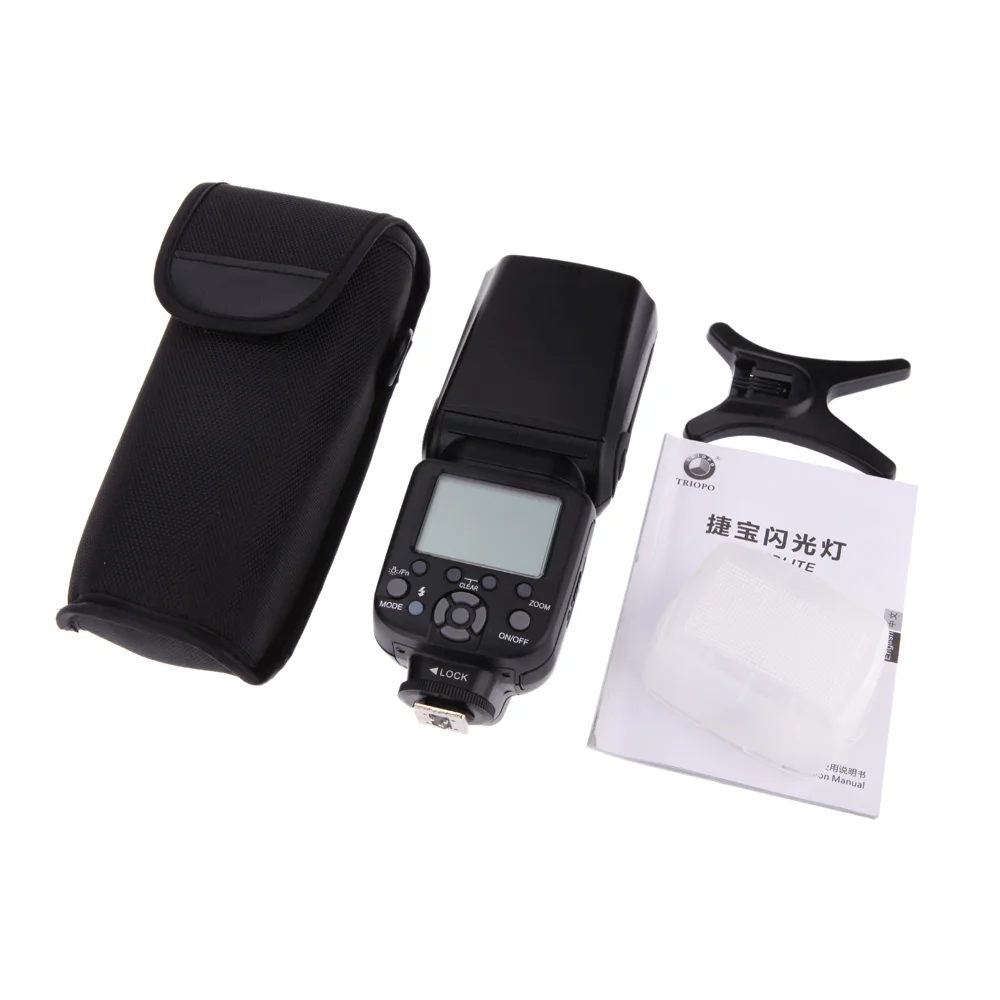 Вспышка Andoer AD-980II i-TTL HSS 1/8000s Master Slave GN58 для камеры Nikon D7200 D7100 D7000 D5200 D5100 и др. |
