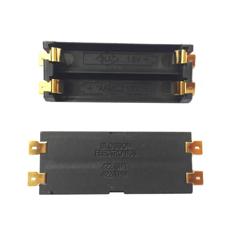 1 шт./лот лучшее качество SMT SMD 2 x AAA 5 V держатель батареи| |