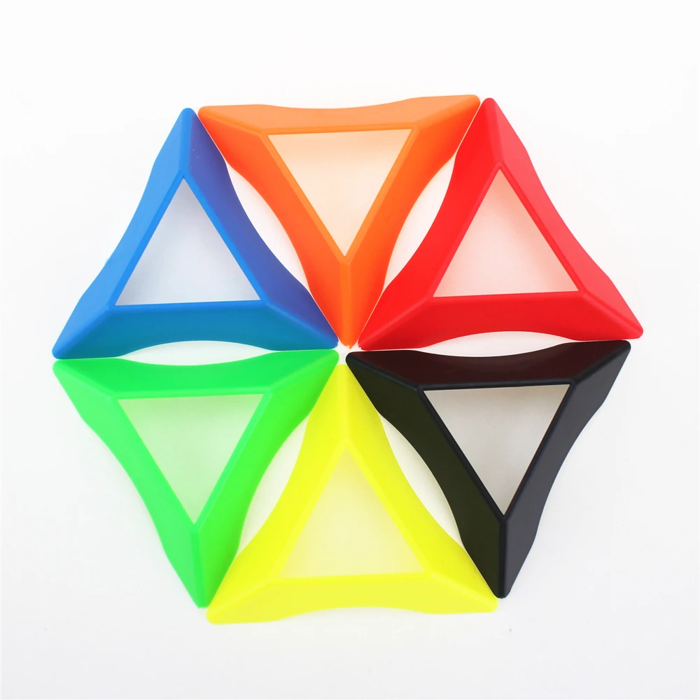

5Pcs/Set Colorful High Quality Compact Plastic Magic Cubes Base Holder Frame Baby Kids Early Learning Toys Game Gifts
