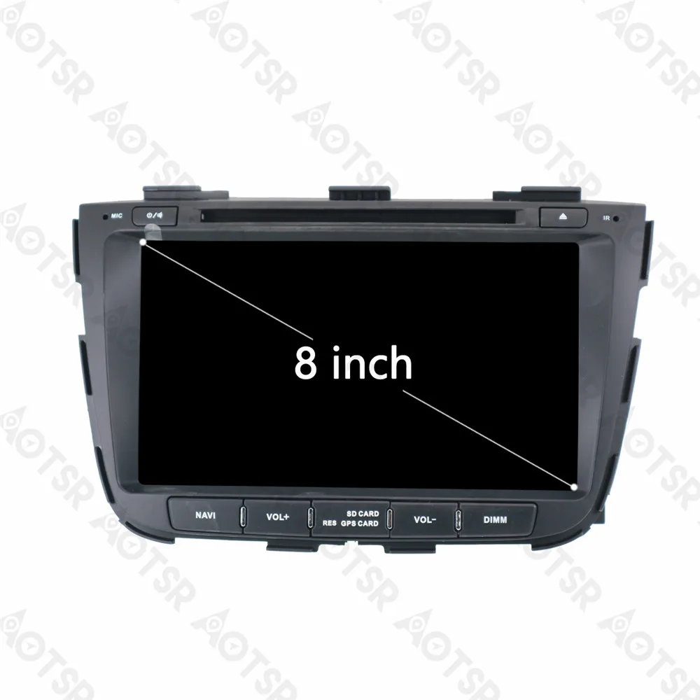 Aotsr Android 8 1 GPS навигация автомобильный DVD плеер для KIA SORENTO 2012 2015 мультимедиа радио