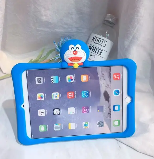 Style02 Милый чехол с рисунками из мультфильмов для Apple iPad 5/Air 1 A1474 A1475 A1476 9,7 ''планшет мягкий силиконовый+ PC чехол с подставкой+ ручка - Цвет: Style02