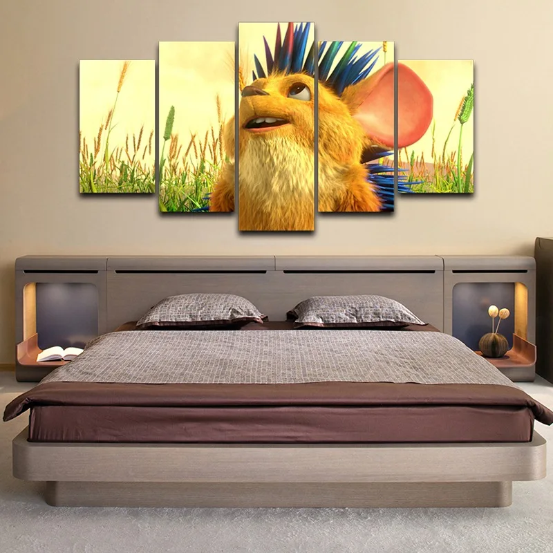 

Framed wall art pictures Artistic Print Drawing on Canvas Printed for Home Decor Spray Painting Poster Decoration Cartoon AE0491