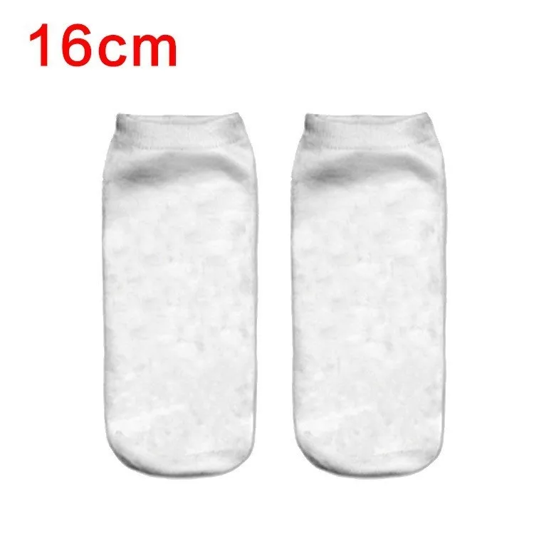 16CM V-Hanver, 3D принт, сделай сам, индивидуальный дизайн, для мужчин/женщин, носки, повседневные носки, торговля, поставщики для Прямая поставка, 100 пар или более на заказ - Цвет: 16CM