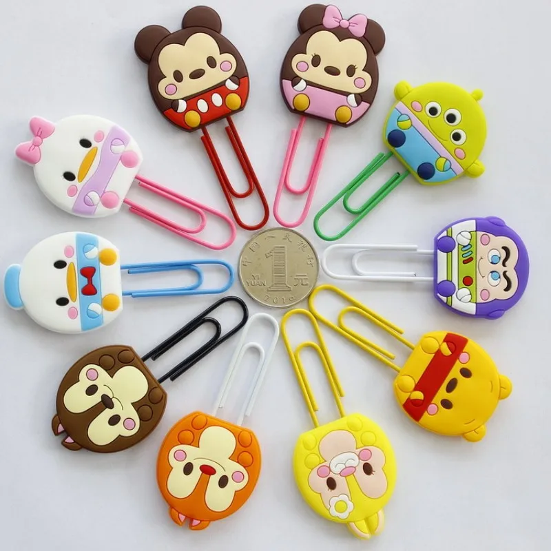 1 шт. зажимы для мультфильмов и бумаги силиконовые материалы Эсколар книг