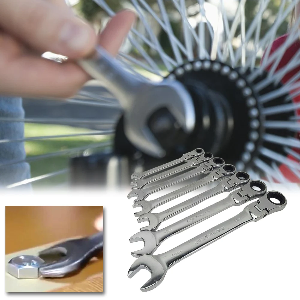 7 шт. Профессиональный Многофункциональный гаечный ключ набор инструментов