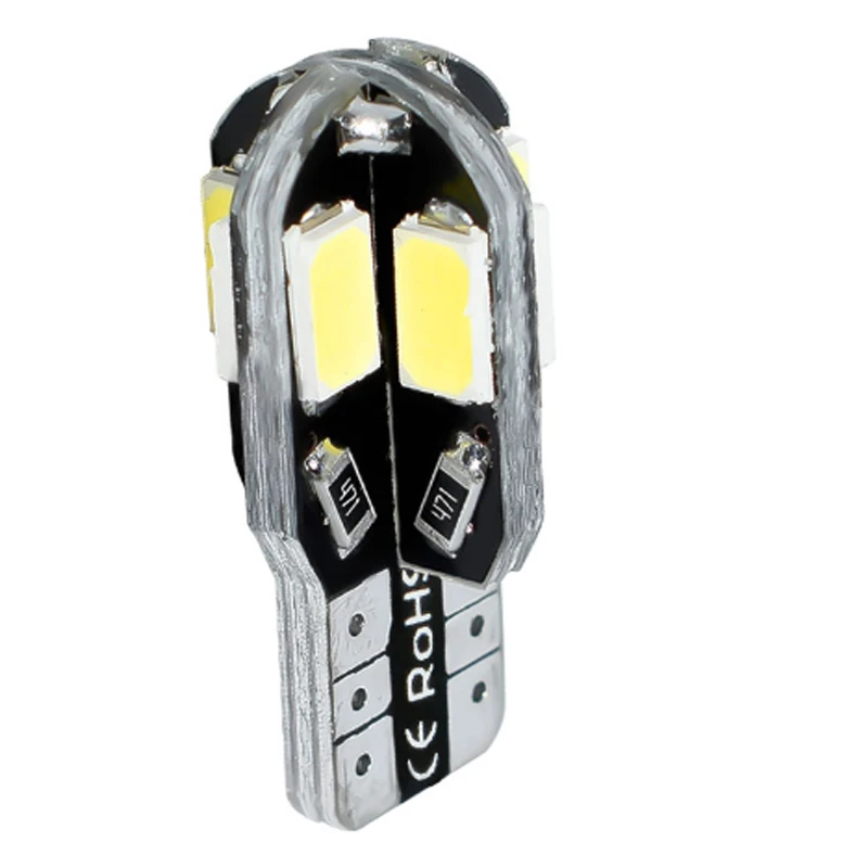 100 шт. светодиодный автомобильные светодиодные лампы T10 led W5W 194 8 SMD 5630|Сигнальная