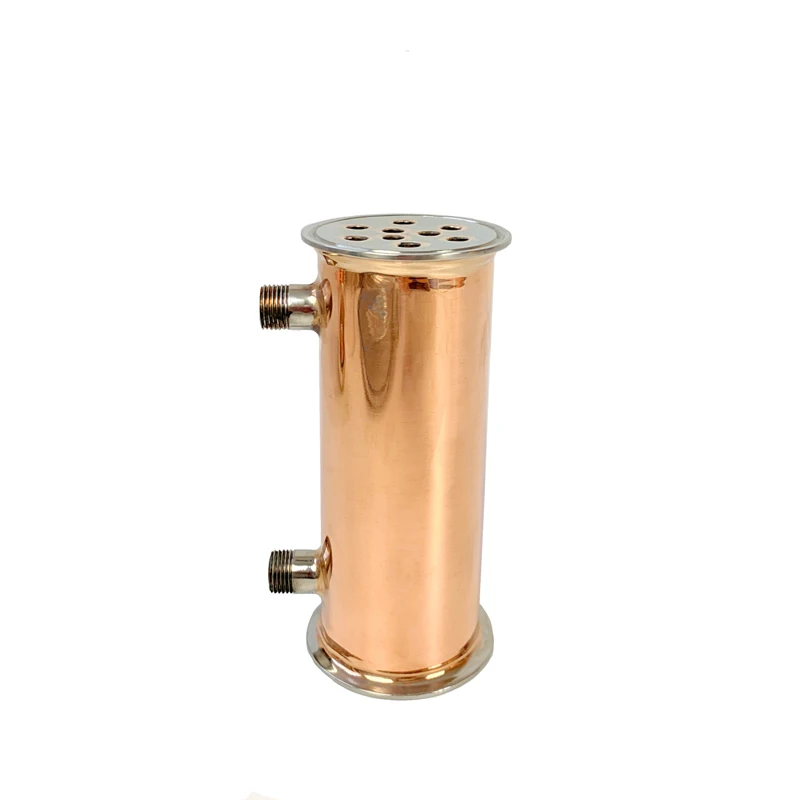 3&quot 76mm OD91mm медный конденсатор дефлегматор рефлюкс дистиллятора. 200 мм 9 труб. Медь