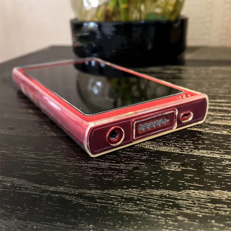 Мягкий прозрачный чехол из ТПУ с кристаллами для Sony Walkman NW A45 A47 A35 A36 A37 A35HN A36HN A37HN A45HN