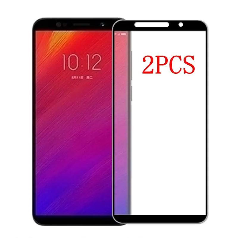 2 шт для lenovo A5 5,4" L18011 Защитное стекло для экрана полное покрытие Закаленное стекло Защитная 9H 2.5D стеклянная пленка A5