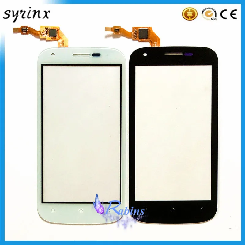 SYRINX 4 5 дюймовый сенсорный экран тачпад Для Fly IQ443 IQ 443 дигитайзер панель запасной
