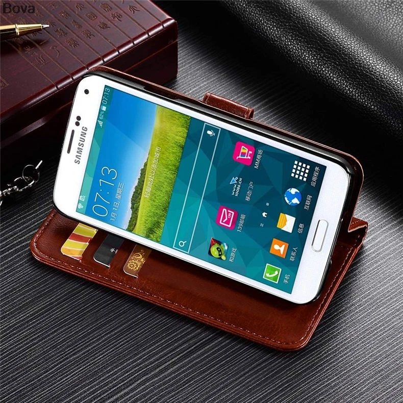 Кожаный флип-чехол в стиле ретро для Samsung Galaxy S5 i9600 G9000 защитный чехол с магнитной