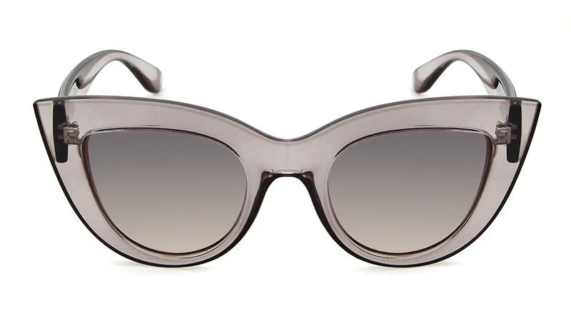 c8 clear gray Emosnia новейшие Винтажные Солнцезащитные очки для женщин Кошачий глаз брендовые дизайнерские Элегантные Солнцезащитные очки розовые зеркальные Модные женские солнцезащитные очки UV400 - Цвет линз: c8 clear gray