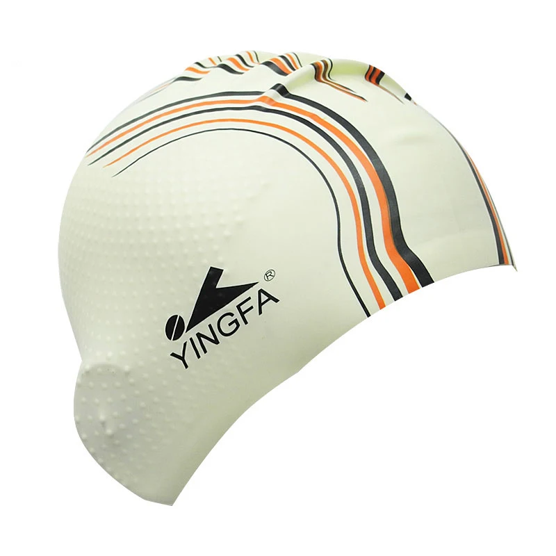 Женская и мужская универсальная шапочка для плавания брендовая силиконовая