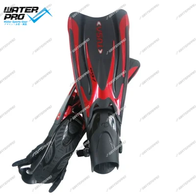 Красный TUSA HYFLEX VESNA SF-0101 плавники регулируемые ласты подводное плавание водные виды спорта Подводное плавание - Цвет: Красный