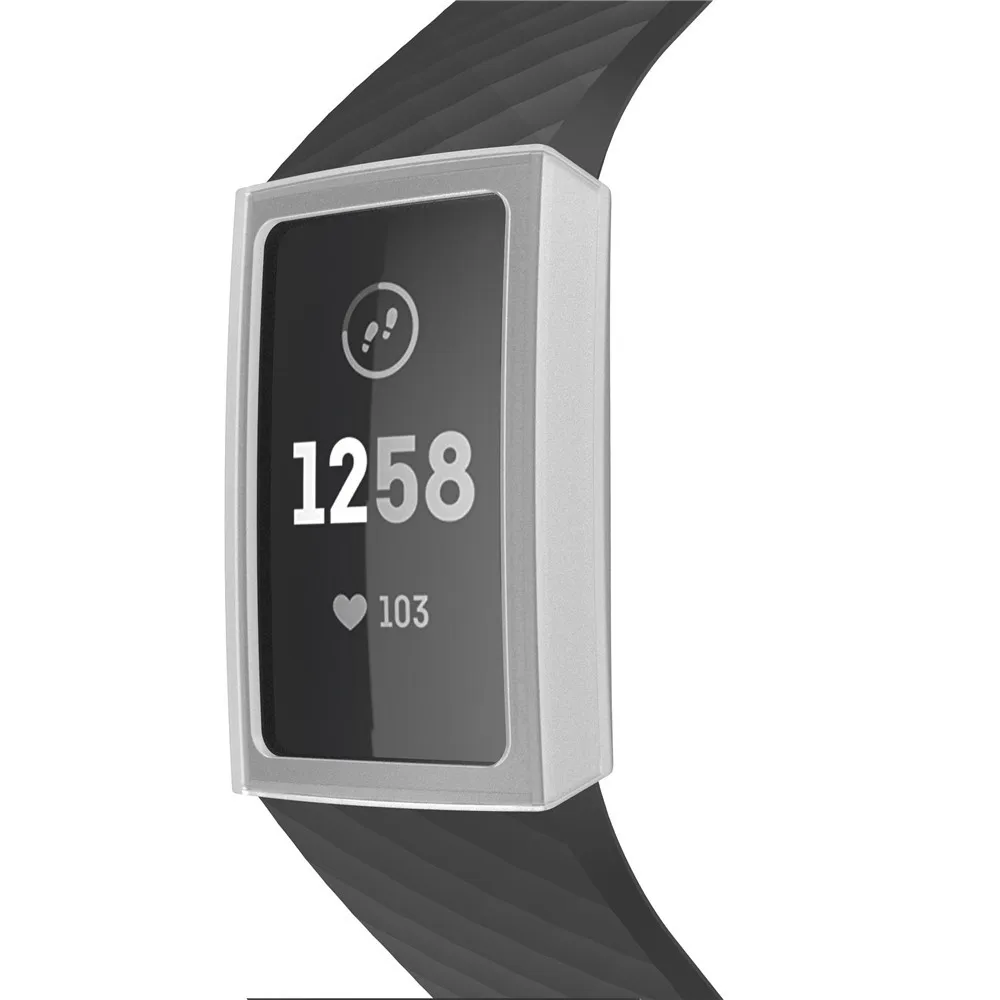 Vanpower PC Браслет защитный чехол для экрана сменный смарт-экран для Fitbit Charge 3