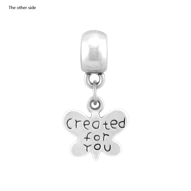 New Fashion Created For You Butterfly Pendants Fit pandora Bead Charms Bracelet Women DIY Jewelry Making SPP173 | Украшения и