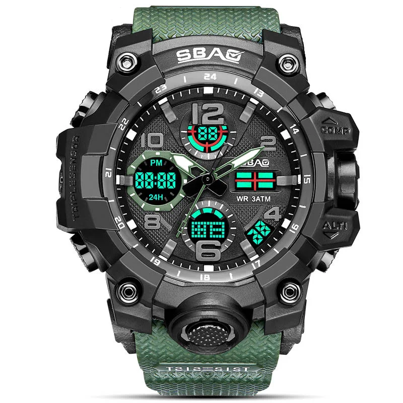 SBAO спортивные часы для мужчин лучший бренд класса люкс известный новый