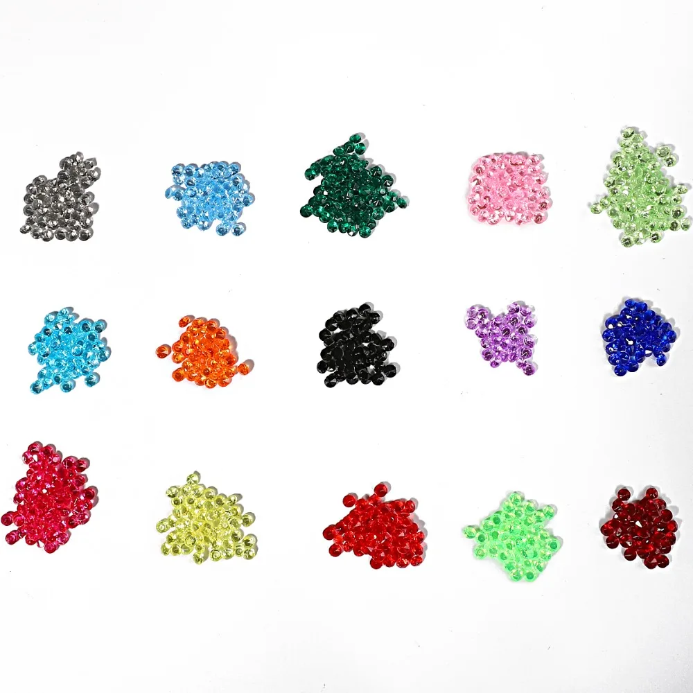 1000 шт. прозрачные акриловые стразы с заостренным концом 4 5 мм|Стразы| |