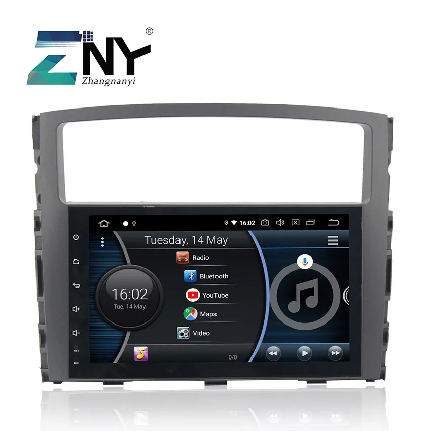 " ips Android 9,0 авто радио для Mitsubishi Pajero V97 V93 2006 2007 2008 2009 2011 Автомобильный DVD стерео FM DSP камера заднего вида