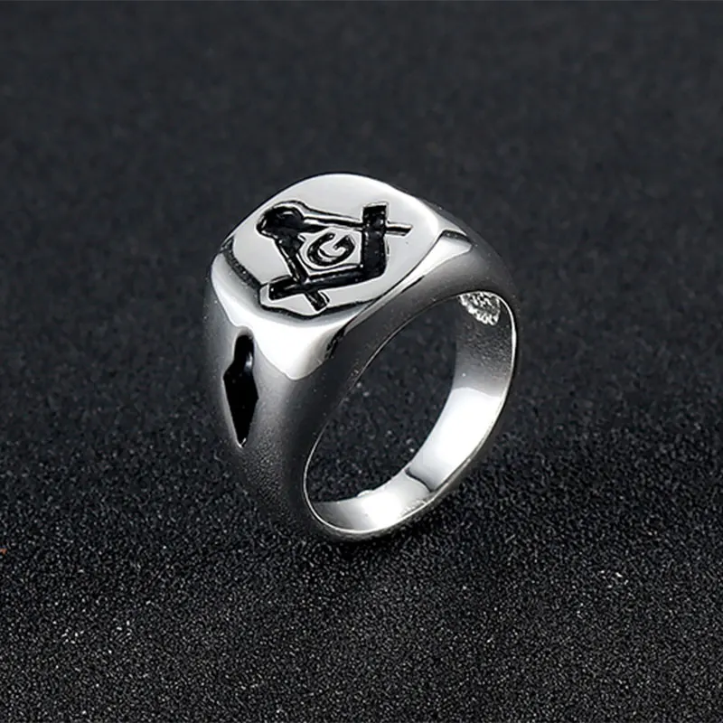 ZFVB классические масонские кольца Freemason для мужчин s 316L из нержавеющей стали