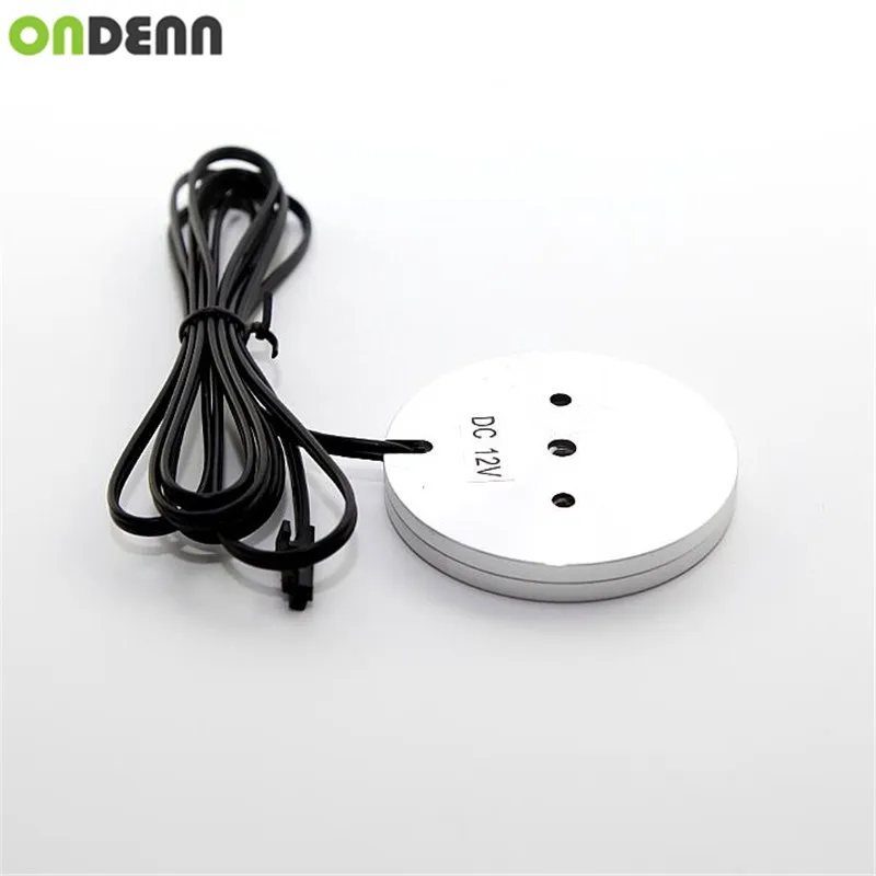 LED Cabinet Light Puck Lights Downlight Spotlights with Wireless RF Remote Control Dimmable for Furniture Lighting 4pcs | Освещение