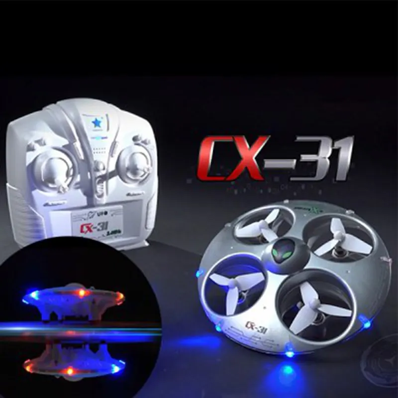 Cheerson CX31 CX-31 Drones 2.4G 6Axis 3D Eversion With Headless Mode RC Quadcopter Mini UFO | Игрушки и хобби