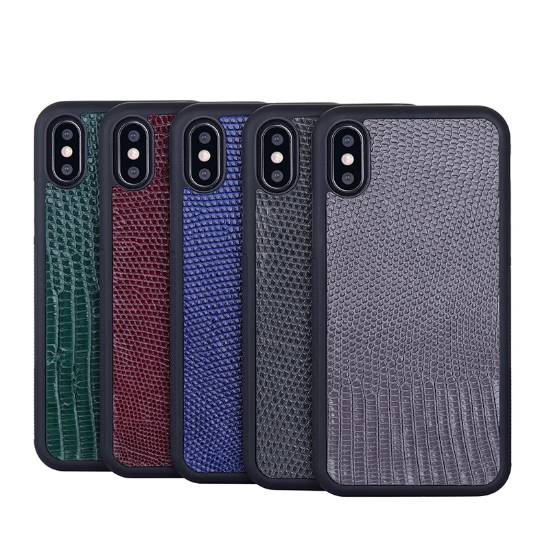 

Luxury Real Lizard Skin Phone Cover Men Lizard Leather Phone Case Women For Iphone 11 12 13 Pro Max X/ XS/XS MAX/XR