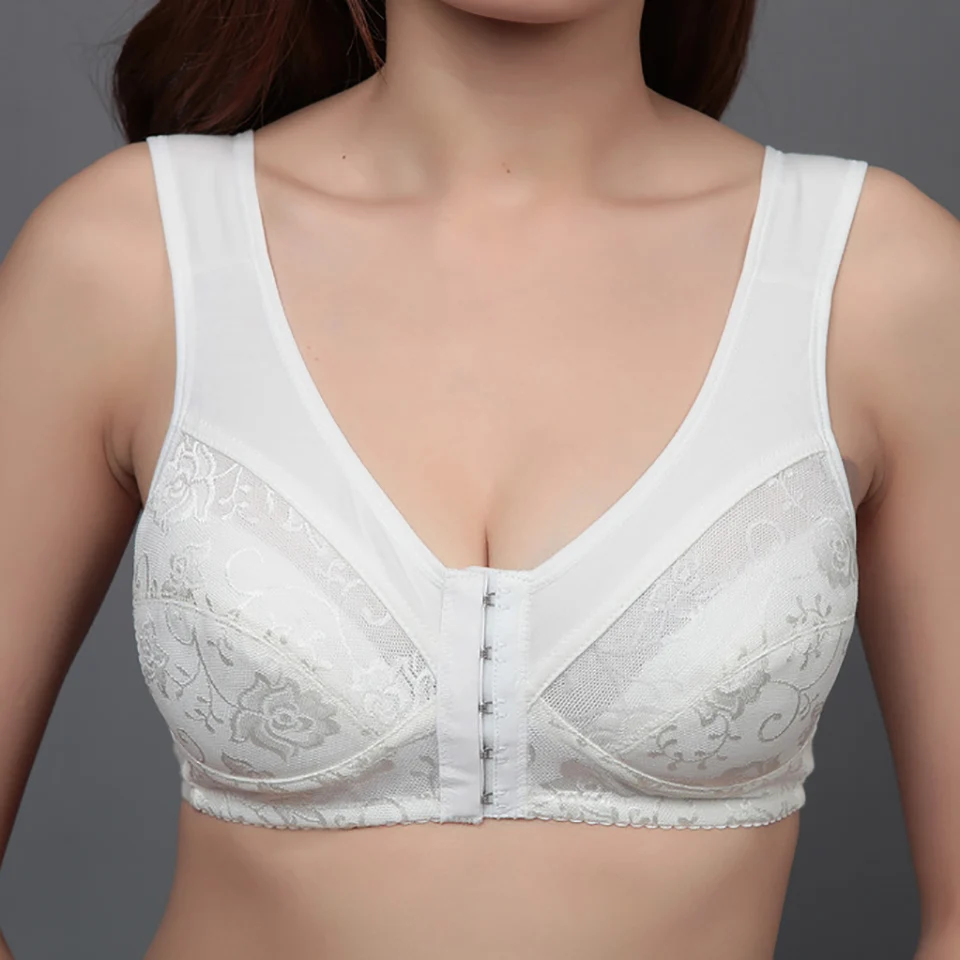 Новый женский спортивный бюстгальтер застежка спереди удобный летний стиль. |