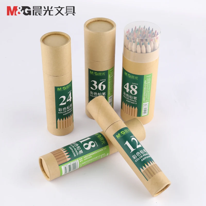 Набор цветных карандашей M & G деревянные цветные карандаши для студентов