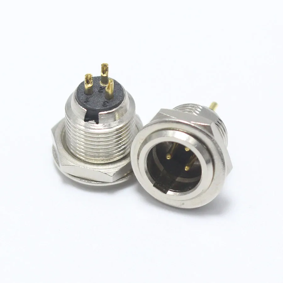 EClyxun 10 шт. Высокое качество Мини XLR 3Pin 4Pin 5Pin 6Pin штекер Шасси Панель Разъем