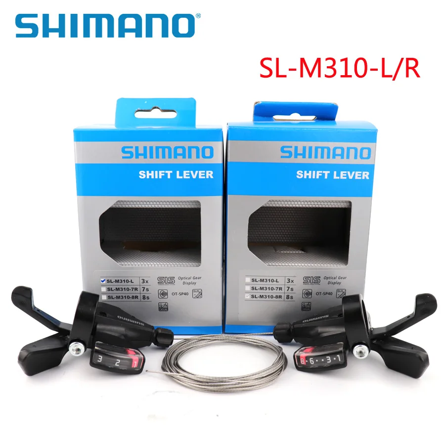 SHIMANO SL M310 рычаг переключения 3x8 24 скорости MTB триггера набор кабель передач