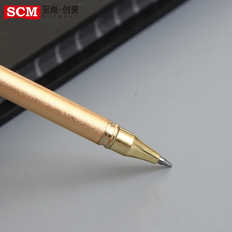 Специальное предложение SCM V119 металлическая гелевая ручка 0 5 мм матовая черная