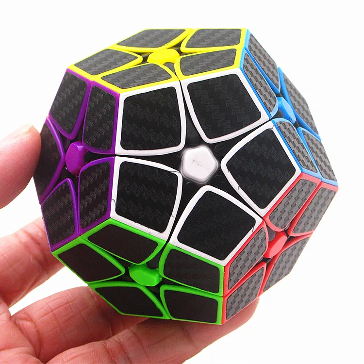 Zcube 2x2 megamins Кубик из углеродного волокна скоростной кубик Dodecahedron головоломка