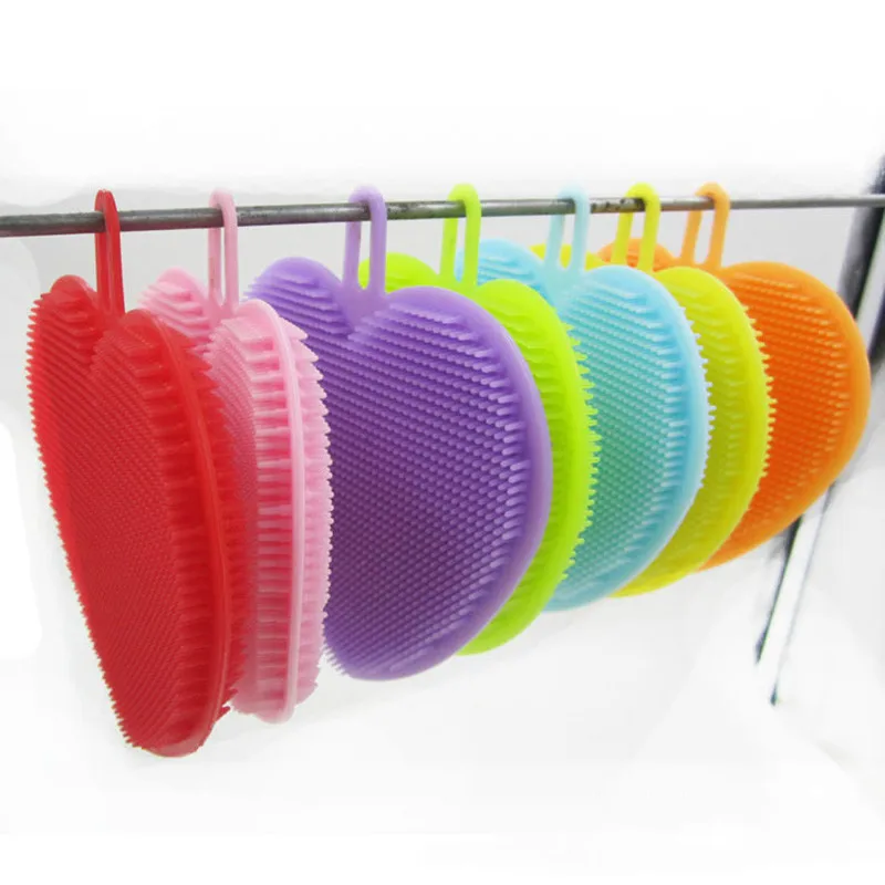 Силиконовая Антибактериальная подставка для мытья посуды и фруктов кухонная