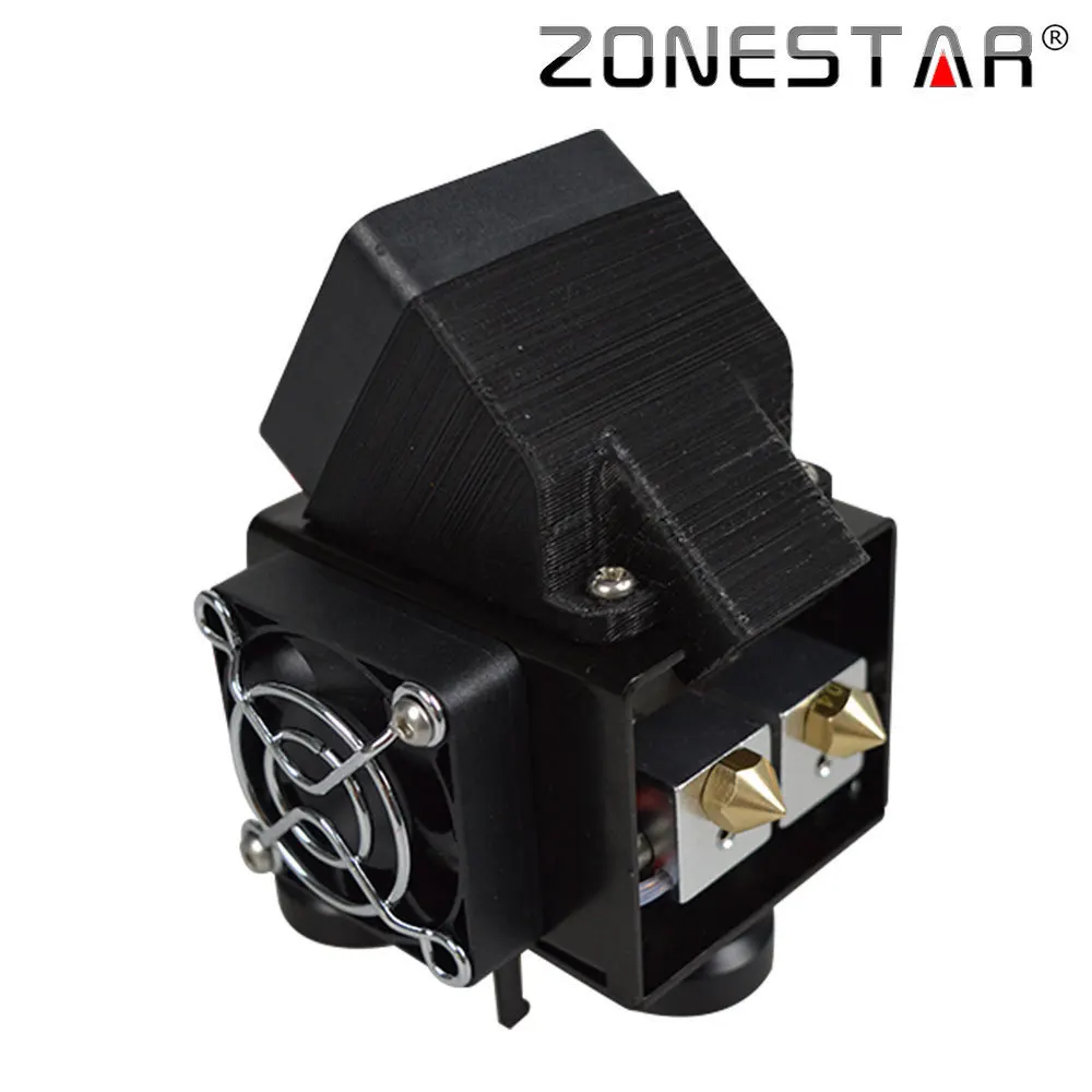ZONESTAR части 3d принтера экструдер обновление двойной экструдер сопло 0,4 мм диаметр подачи 1,75 нити для P802 Z5 Z6 Z8 Z9 Z10