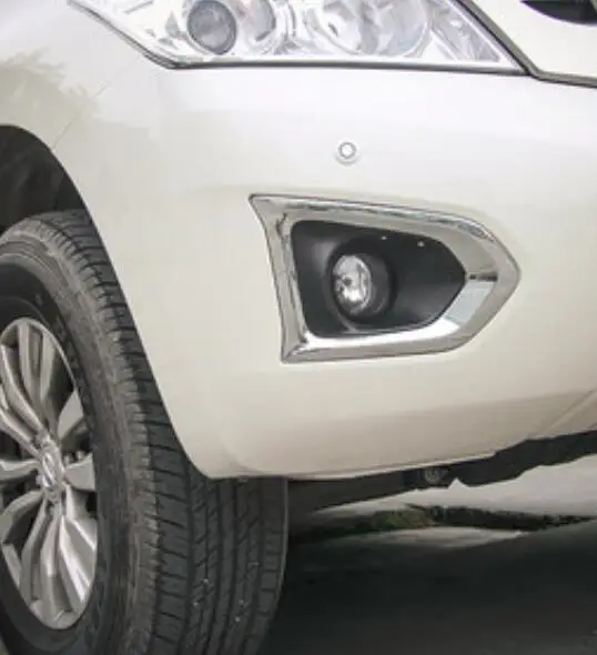 Новинка передние и задние противотуманные фары лампа кольцо ободок для Nissan