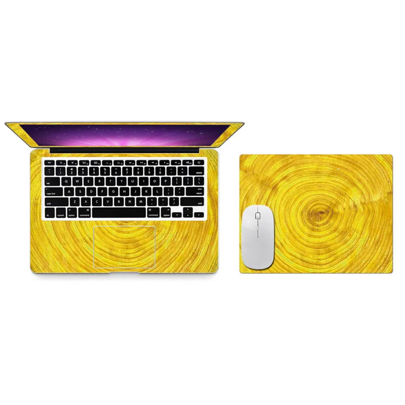 8 Деревянная краска, наклейка для ноутбука, наклейка на кожу для MacBook Air Pro retina 1" 12" 1" 15", винил, Mac, чехол для ноутбука, Полностью покрывающий кожу - Цвет: 8