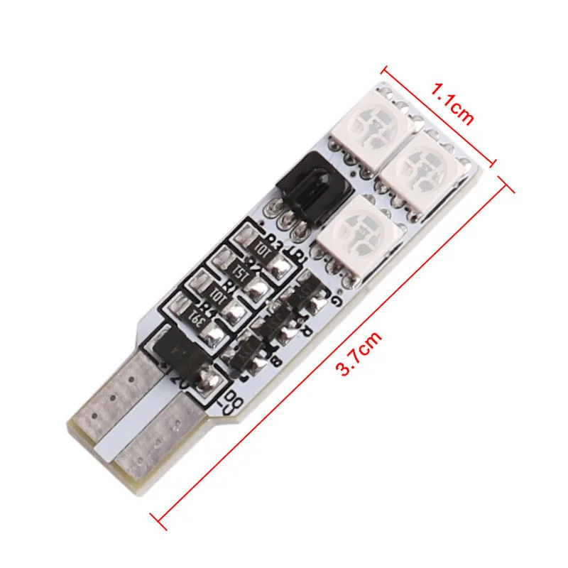 2 шт. RGB LED освещение для чтения салона автомобиля с пультом дистанционного