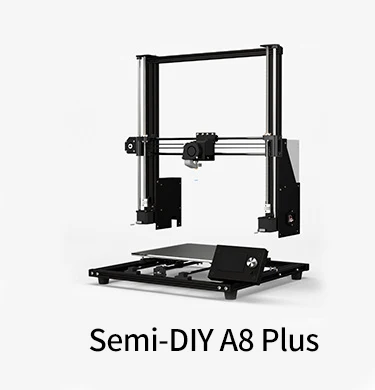 Semi-DIY A8 Plus Anet A8 Plus улучшенная версия DIY 3d Принтер Высокоточный металлический Настольный Impresora 3d принтер 300x300x350 мм PK Anet A8 - Цвет: Semi-DIY A8 Plus