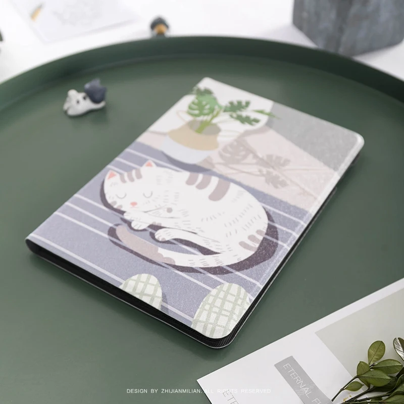Cat Чехол-книжка на магнитной застежке чехол Чехол для ipad Pro 9,7 air 10,5 11 10,2 12,9 мини-платье на возраст 2, 3, 4, 5, планшет чехол для нового ipad 9,7 7th