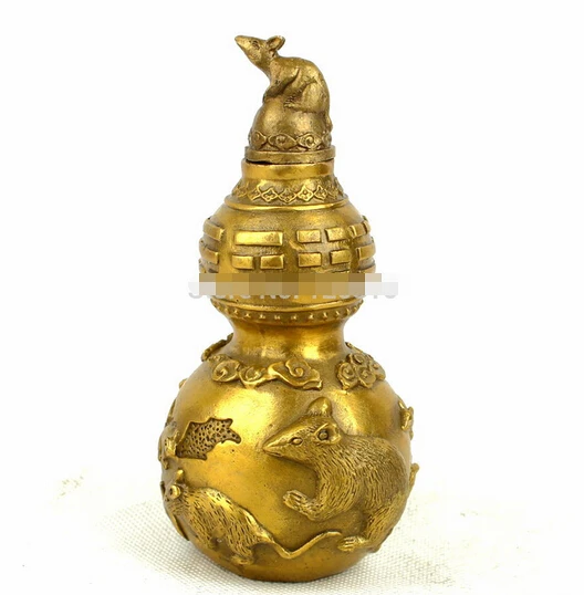 SUIRONG---323 + медная мышь сплетни украшения из тыквы счастливый город дом от злых